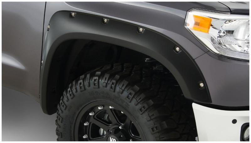 Bushwacker 14-18 Toyota Tundra Pocket Style Flares 2pc - Black 30039-02 Main Image