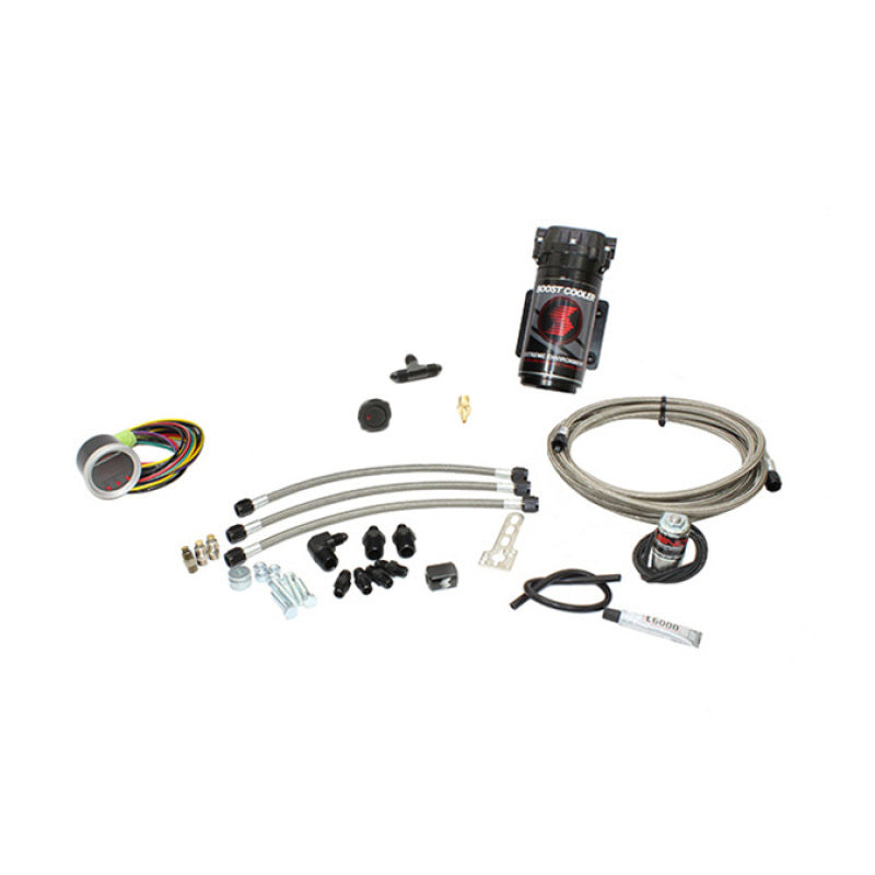 Snow Performance Chevy/GMC Stg 2 Boost Cooler Water Inj. Kit (SS Brded Line/4AN Fittings) w/o Tank SNO-430-BRD-T