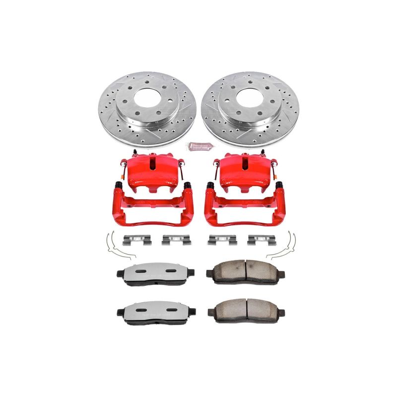 PowerStop PSB Z36 Truck & Tow Kit w/Cals Brakes, Rotors & Pads Brake Kits - Performance D&S main image