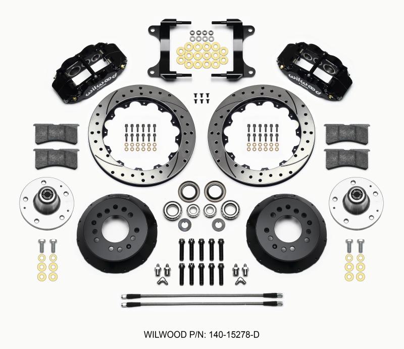 Wilwood Narrow Superlite 6R Front Hub Kit 12.88in Drilled 82-92 Camaro//Firebird 140-15278-D Main Image