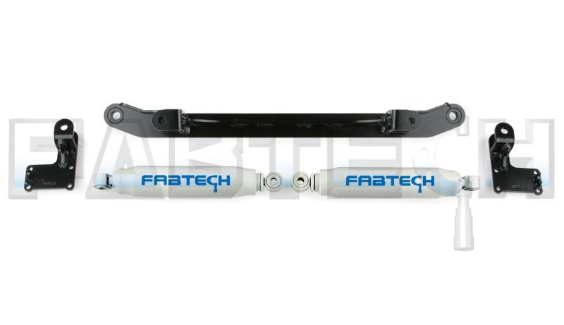 Fabtech 99-04 Ford F250/350 4WD Dual Performance Steering Stabilizer Kit FTS8000 Main Image