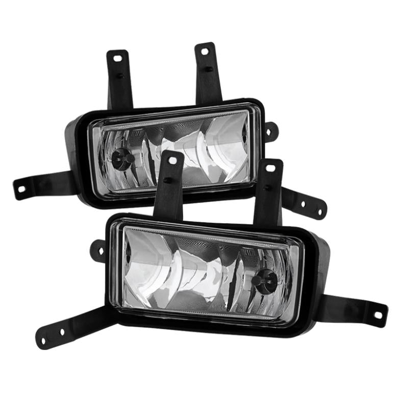 Spyder Chevy Suburban Tahoe 2015-17 OEM Fog Lights W/Chrm trim Cover and Switch Clear FL-CTAH15-C 9031588 Main Image