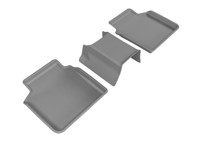 3D MAXpider 2016-2020 BMW 7 Series Kagu 2nd Row Floormats - Gray L1BM07621501 Main Image