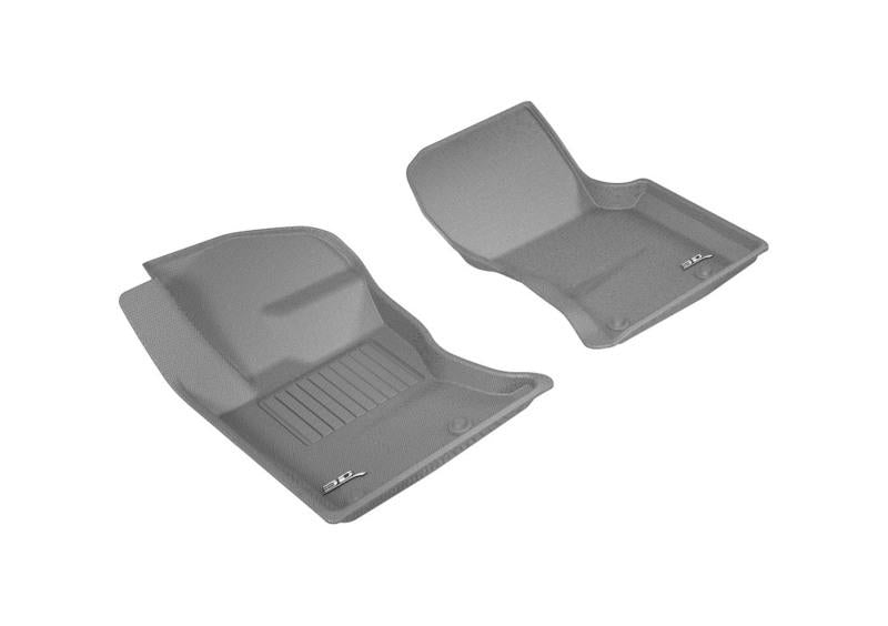 3D MAXpider 2017-2020 Jaguar/Land Rover F-Pace/Range Rover Velar Kagu 1st Row Floormat - Gray L1JG01211501 Main Image