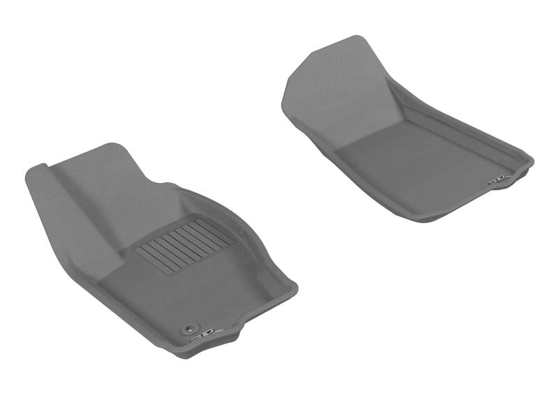 3D MAXpider 2006-2010 Jeep Commander Kagu 1st Row Floormat - Gray L1JP00711501 Main Image