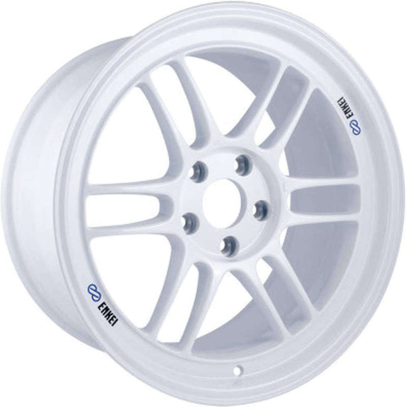 Enkei RPF1 18x10 5x114.3 38mm Offset 73mm Center Bore Vanquish White Wheel (Special Order/ MOQ 40*) 3798106538WP