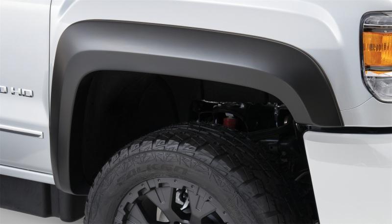 Bushwacker 15-18 GMC Sierra 2500 HD Extend-A-Fender Style Flares 2pc - Black 40131-02 Main Image