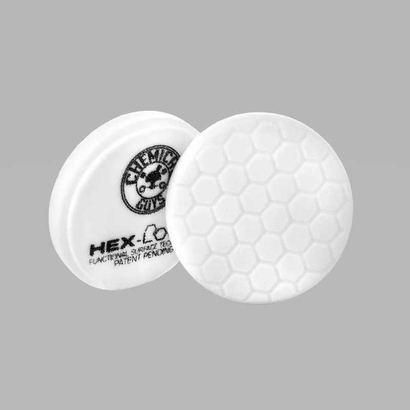 Chemical Guys Hex-Logic Self-Centered Light-Medium Polishing Pad - White - 4in (P24) BUFX_104HEX4