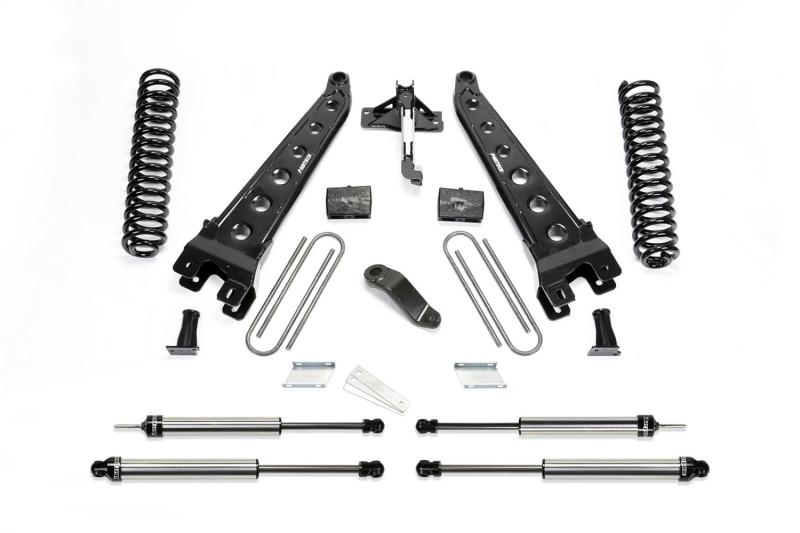 Fabtech 19-20 Ford F450/550 4WD 6in Radius Arm System w/DL Shocks K2335DL Main Image