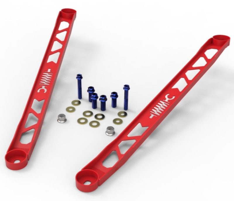 aFe CONTROL 304 Stainless Steel Front Suspension Strut Brace Red - Toyota GR Supra (A90) 20-21 450-721003-R