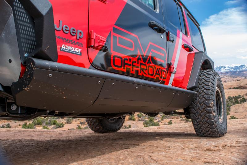 DV8 Offroad 2018+ Jeep Wrangler JL Boatside Sliders (4 Door Only) SRJL-01 Main Image