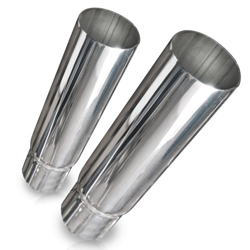 Stainless Works Straight Cut Resonator Tips 2 1/2in ID Inlet 3in Body 771250 Main Image