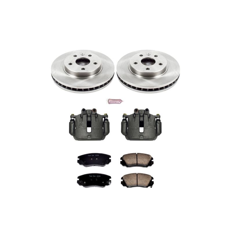 PowerStop PSB Autospecialty Kit w/Cals Brakes, Rotors & Pads Brake Kits - OE main image