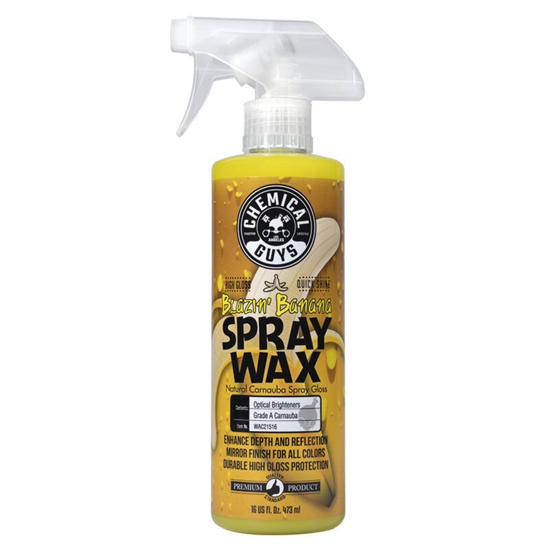 Chemical Guys Blazin Banana Carnauba Spray Wax - 16oz (P6) WAC21516