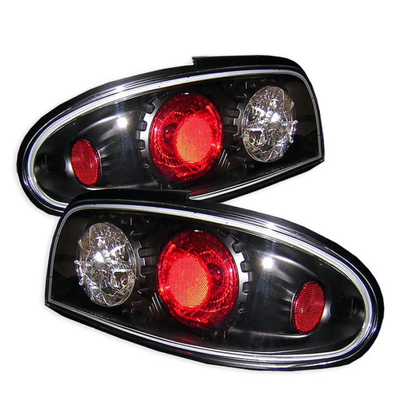 Spyder Nissan Altima 93-97 Euro Style Tail Lights Black ALT-YD-NA93-BK 5006752 Main Image