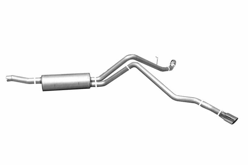 Gibson 99-02 Ford Expedition XLT 4.6L 2.5in Cat-Back Dual Extreme Exhaust - Stainless 69522 Main Image