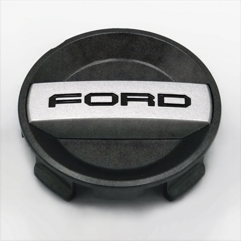 Ford Racing Car Black and Chrome Wheel Cap M-1096K-BCC