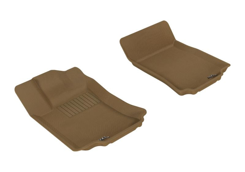3D MAXpider 2006-2012 Mercedes-Benz R-Class W250 Kagu 1st Row Floormat - Tan L1MB04911502 Main Image