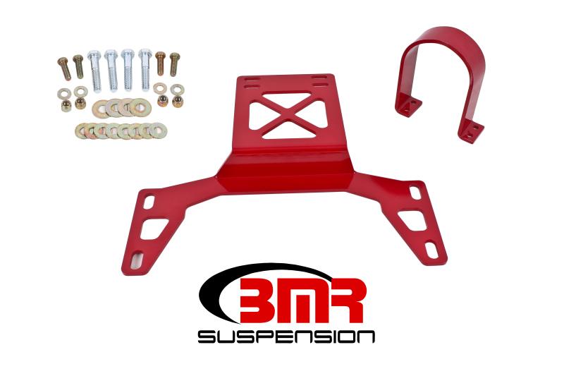 BMR 07-14 Shelby GT500 Front Driveshaft Safety Loop - Red DSL020R Main Image