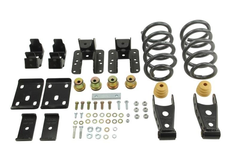 Belltech LOWERING KIT 14 Silverado/Sierra Ext/Crw Cab 2WD 3in or 4in Front/4in Rear w/o Shocks 995 Main Image