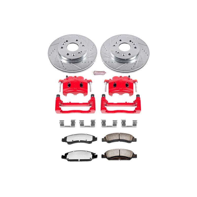 PowerStop PSB Z36 Truck & Tow Kit w/Cals Brakes, Rotors & Pads Brake Kits - Performance D&S main image