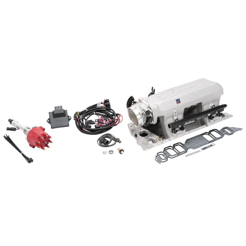 Edelbrock Pro-Flo 4 Fuel Injection Kit XT Seq Port BBC Rect Port 775 Max HP 60 LbHr Injectors 358800 Main Image