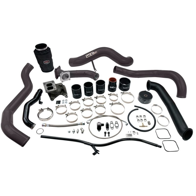 Wehrli 01-04 Chevrolet 6.6L LB7 Duramax S300 Turbo Install Kit (No Turbo) - Shocker Yellow WCF100478-SY