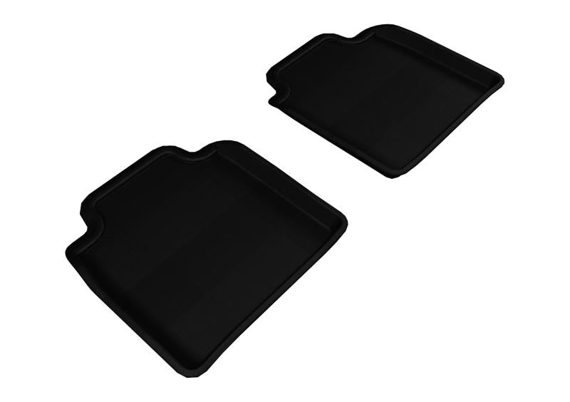 3D MAXpider 2007-2012 Lexus LS460L/LS600HL Kagu 2nd Row Floormats - Black L1LX04021509 Main Image