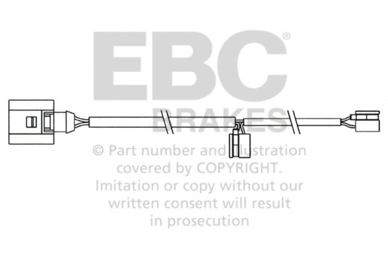 EBC 2008 Porsche Cayenne (1st Gen) 4.8L Turbo Rear Wear Leads EFA158 Main Image