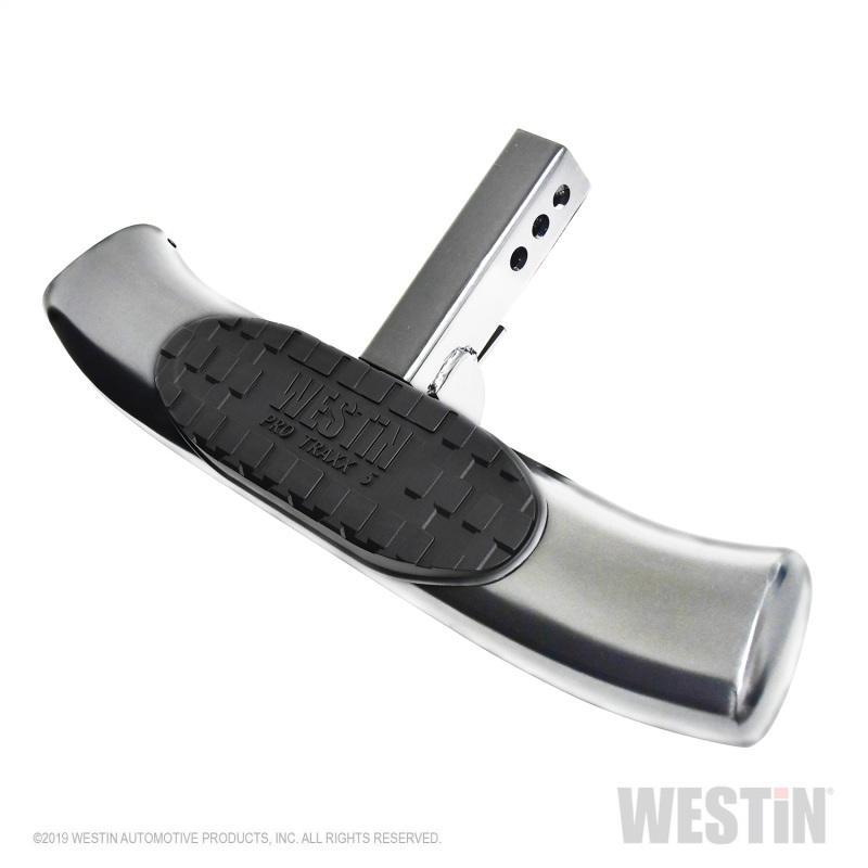 Westin PRO TRAXX 5 Hitch Step 27in Step 2in Receiver - Stainless Steel 21-50010 Main Image