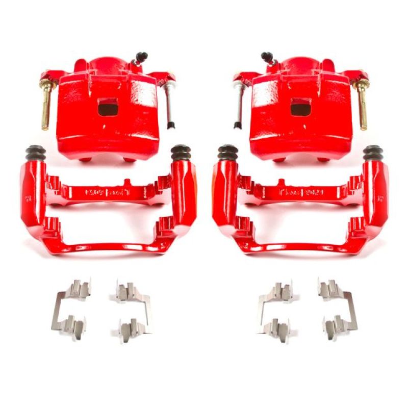 PowerStop PSB Red Calipers Brakes, Rotors & Pads Brake Calipers - Perf main image