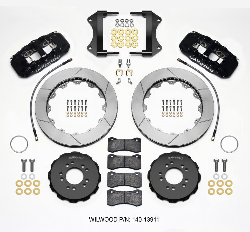 Wilwood AERO6 Front Hat Kit 15.00 2014-up Corvette C7 w/Lines 140-13911 Main Image