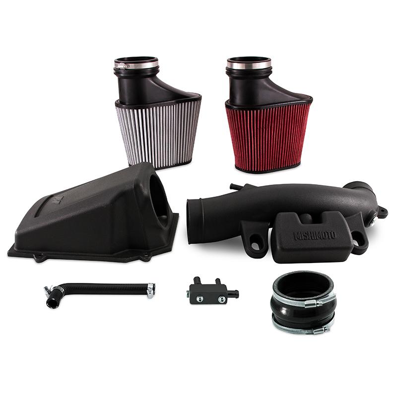 Mishimoto 2018+ Jeep Wrangler JL 2.0T Air Intake w/ Oiled Filter MMAI-JLH-18S Main Image