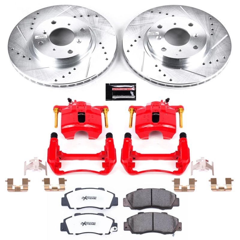 PowerStop PSB Z26 Street Kit w/Cals Brakes, Rotors & Pads Brake Kits - Performance D&S main image