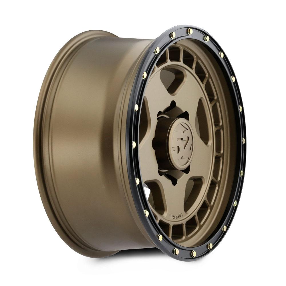 fifteen52 Turbomac Hd Block Bronze (Matte Bronze/Satin Black Ring/Steel Hardware) Wheel 17x8.5 0 5x150