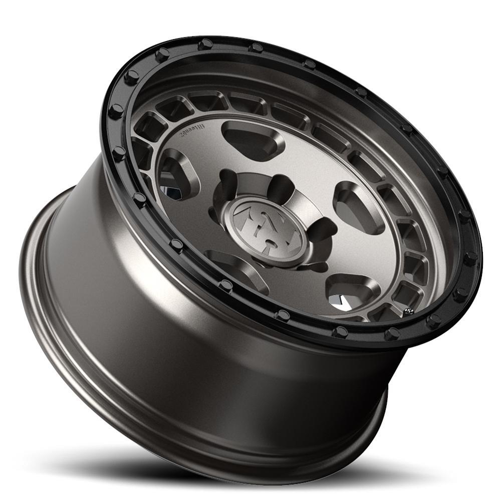 fifteen52 Turbomac Hd Magnesium Grey (Satin Bronze/Satin Black Ring/Black Hardware) Wheel 17x8.5 0 6x139.7