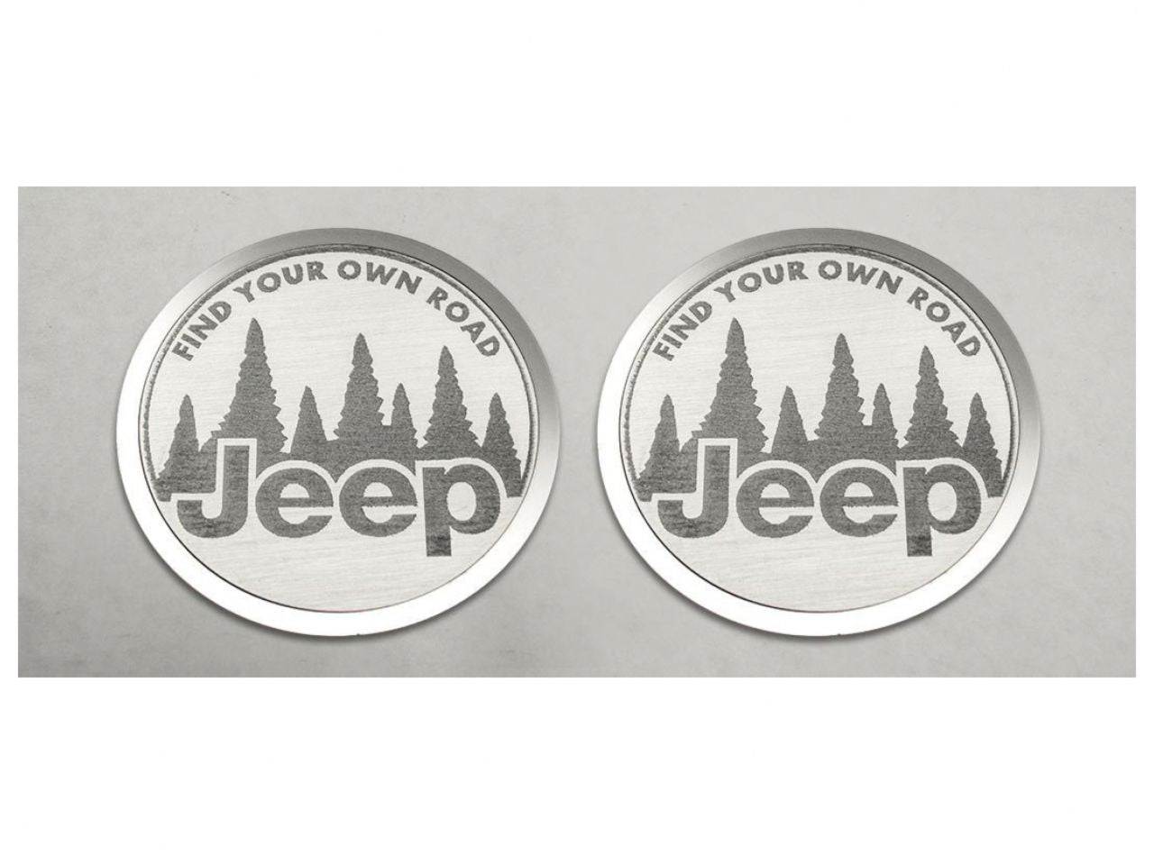 American Car Craft (ACC) Find Your Own Road Badges (07-18 Jeep Wrangler JK) | 2PC