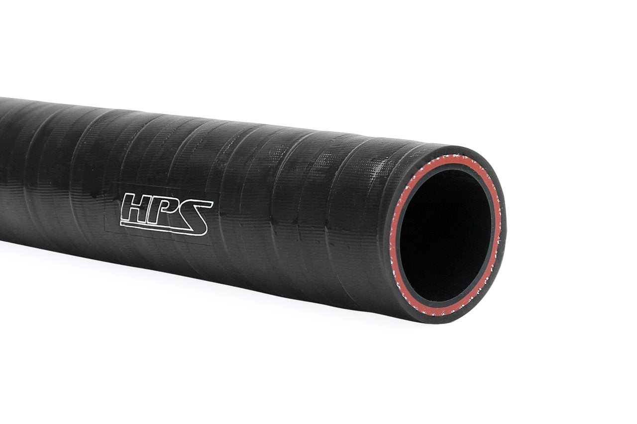 HPS 1/2" (13mm), FKM Lined Oil Resistant High Temperature Reinforced Silicone Hose, Black or Blue