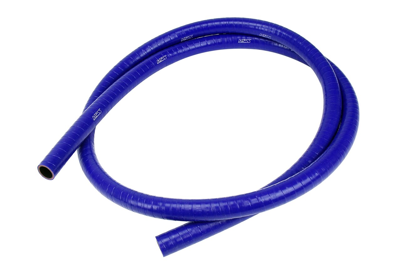 HPS 7/8" (22mm), FKM Lined Oil Resistant High Temperature Reinforced Silicone Hose, Black or Blue