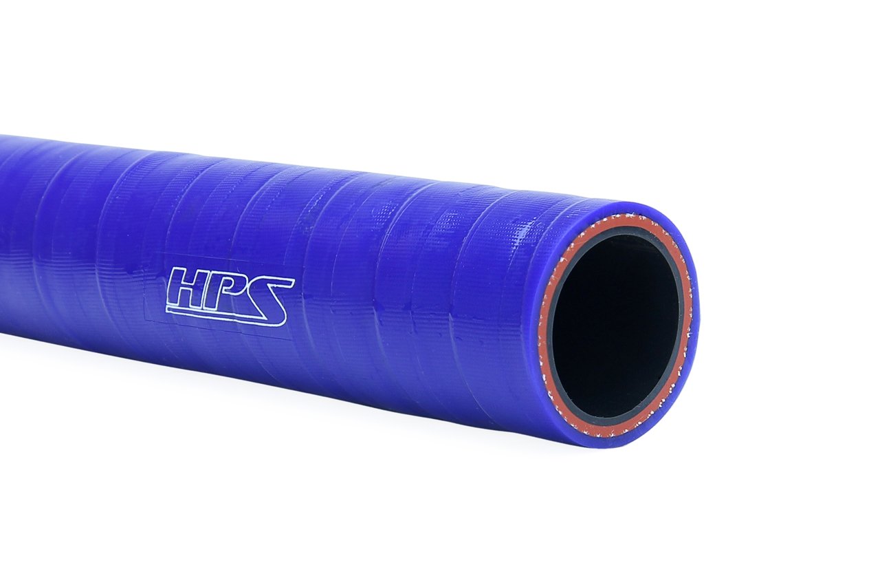 HPS 7/8" (22mm), FKM Lined Oil Resistant High Temperature Reinforced Silicone Hose, Black or Blue