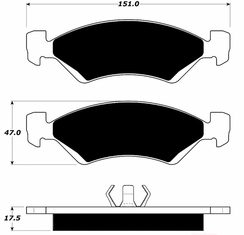Porterfield Brake Pads for 1989 FERRARI Mondial