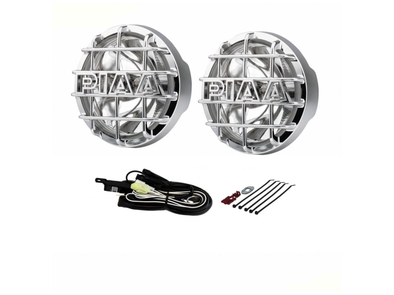 PIAA 520 Series 6" Chrome Sm Halogen Driving Light Kit, Sae Compliant