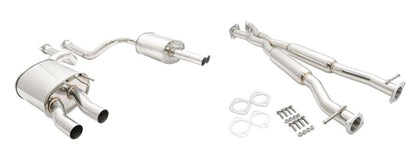 Megan Racing Exhaust System for 2018+ Kia Stinger V6 - 63mm Inlet, 58mm Tip, T-304 Stainless Steel Direct Bolt-On MR-CBS-KST18-M + MR-CBS-KST18-R