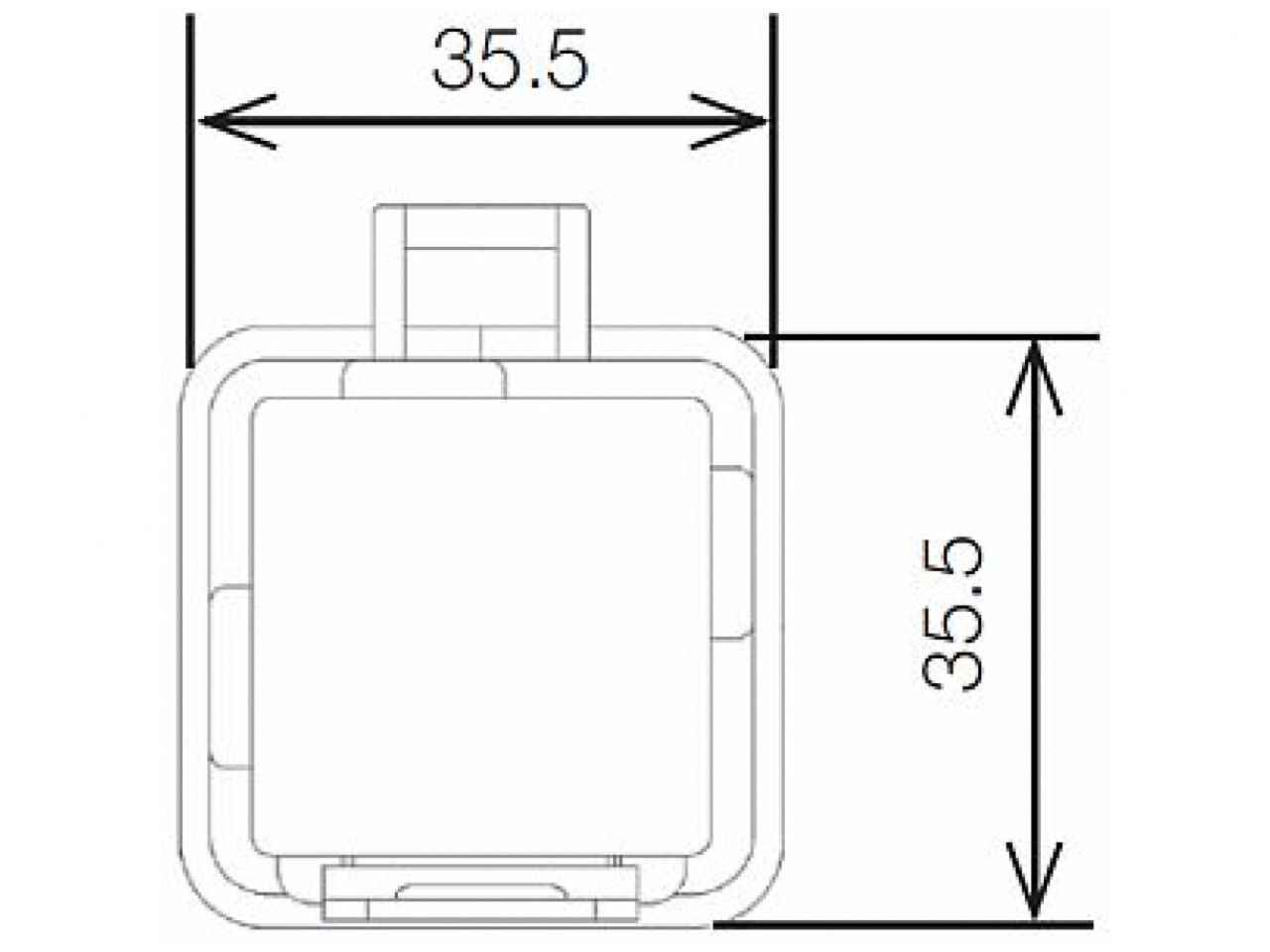 Hella Weatherproof Mini 280 Relay 12V with Bracket - Bulk Pkg