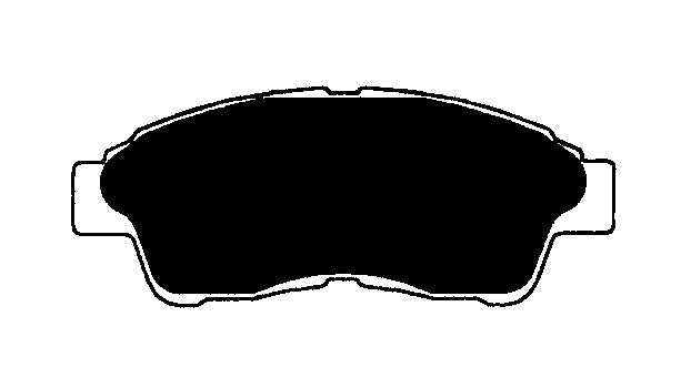 Porterfield Brake Pads for 2001 TOYOTA CAMRY 4 Cyl 14" Wheel