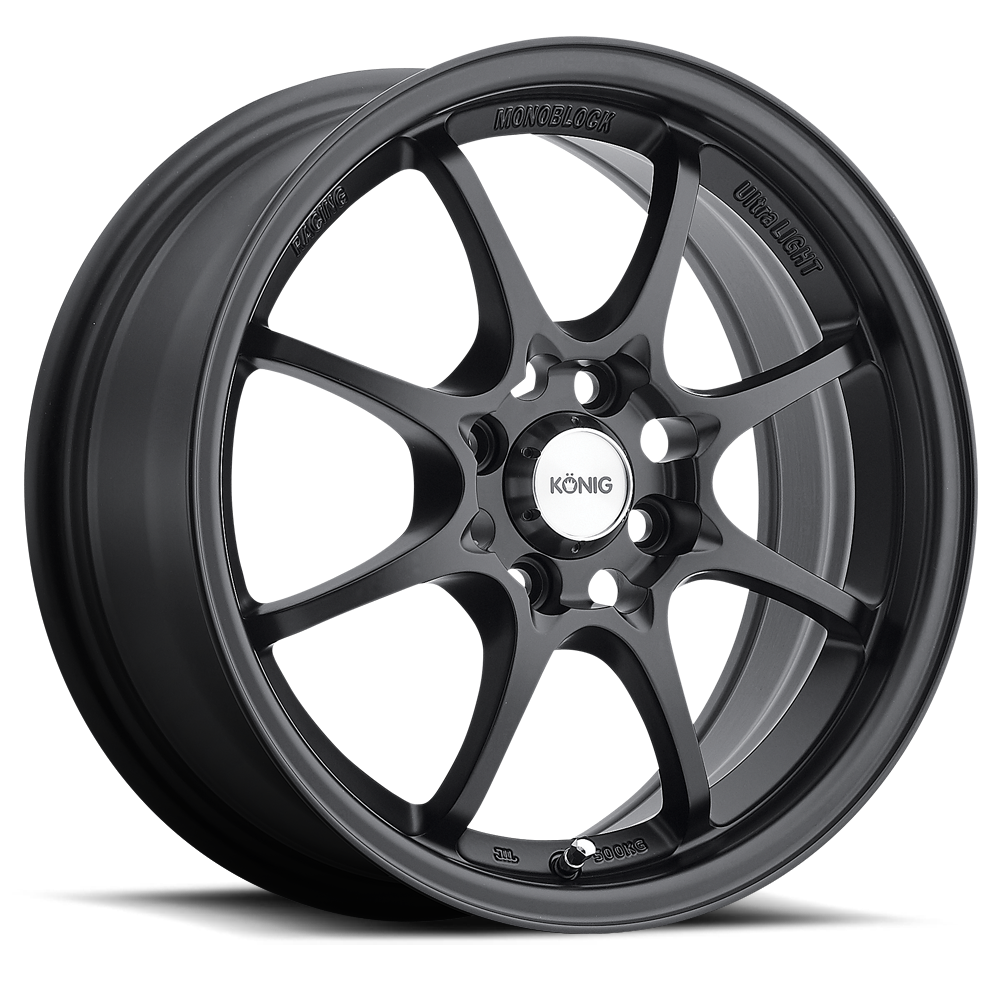 Konig Helium Wheel Matte_Black 15X6.5 +40 4X100