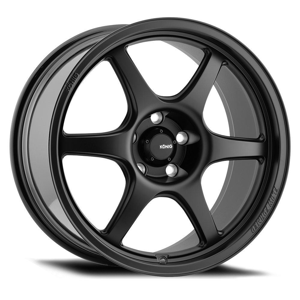 Konig Hexaform Wheel Matte Black 15x7.5 +35 4X100