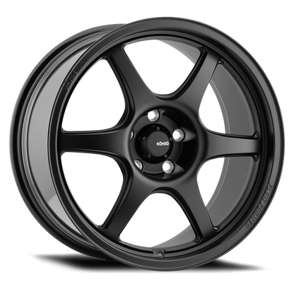 Konig Hexaform Wheel Matte Black 17x9.5 +20 5x114.3