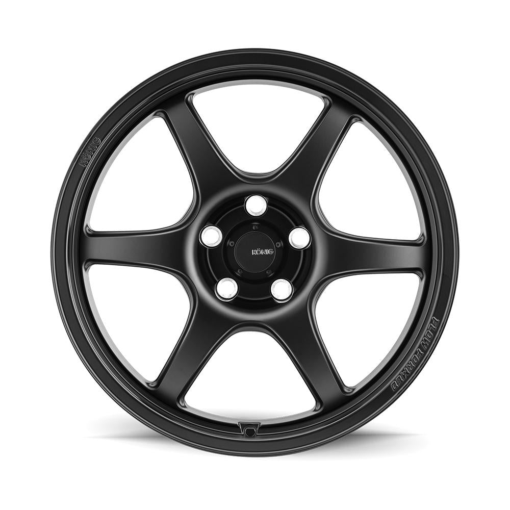 Konig Hexaform Wheel Matte Black 15x7.5 +35 4X100