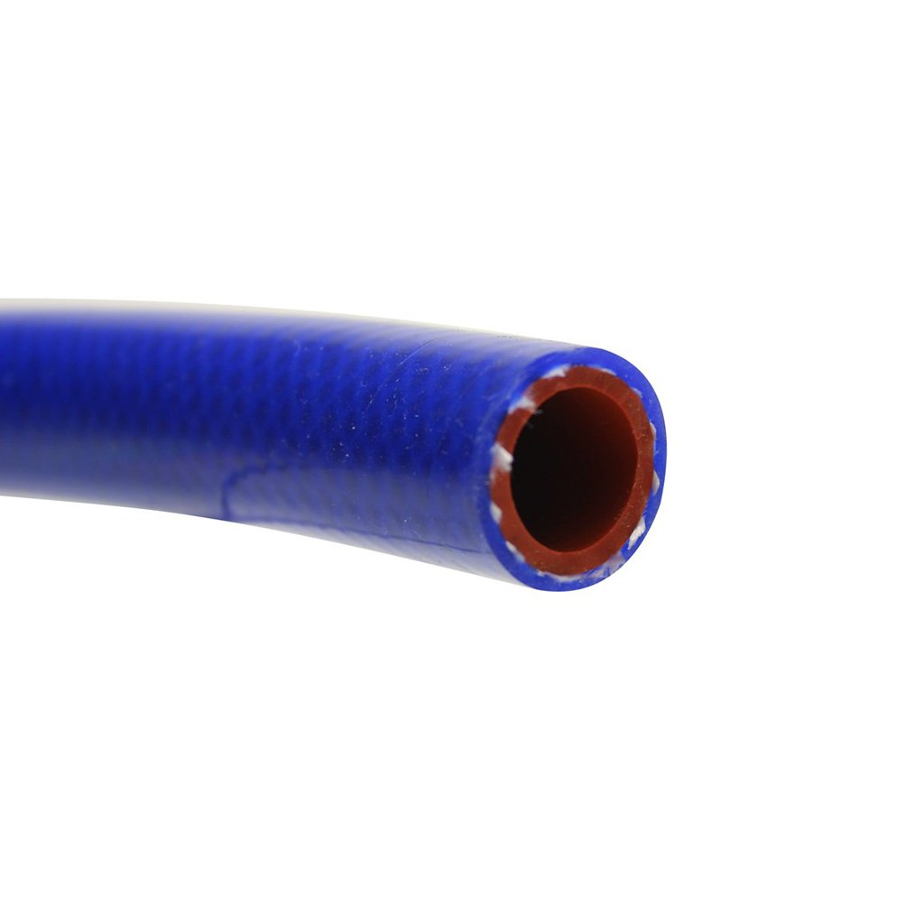 HPS 1" ID Blue High Temp Reinforced Silicone Heater Hose Tubing, 25mm ID